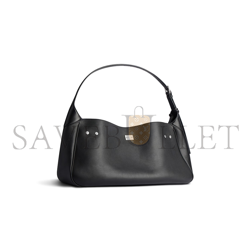 BALENCIAGA WOMEN'S BEL AIR LARGE SHOULDER BAG IN BLACK 8057602ABAW1000 (50*23.8*18cm) BALENCIAGA WOMEN'S BEL AIR LARGE SHOULDER BAG IN BLACK 8057602ABAW1000 (50*23.8*18cm)